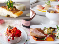 【感謝の想いを伝える母の日ランチ】キュートなピンクケーキと乾杯ロゼスパークリングワインがついたフルコースランチ-SHIKITEI-