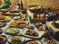 <Time Sale> Ma-san Grill & Buffet (Adult) Ryukyu Buffet Corner only + All-you-can-drink soft drinks