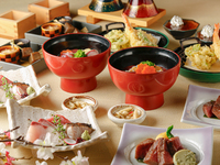 Golden Week only! [Luxurious Spring Kaiseki Course] Packed with luxurious spring dishes such as carefully selected Wagyu beef steak and seafood chirashizushi ★ Luxury course 6500 yen → 5500 yen