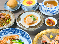 ◆２時間飲み放題付き◆【九龍コース】蟹肉とフカヒレのとろみスープに大海老の喜記名物チリガーリック炒め