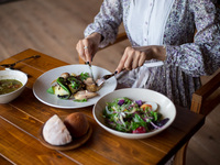 The exquisite flavors of the local ingredients with Haru San San Course