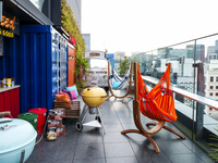 Weekends and holidays only [Beer garden on the rooftop of Ginza!!] Empty-handed A5 rank Japanese black beef plan