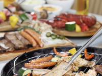 【白金テラスバーベキュー】１部 ★スタンダードセット★（120分飲み放題付）