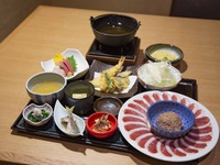 鴨しゃぶ御膳（デザート付き)