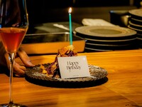 Entry Course + Anniversary Dessert Plate