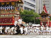 【祇園祭 山鉾巡行・7/24 後祭】一般非公開の「辻廻し席」チケット付ランチ
