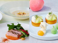 【平日】ピーチ＆メロンのひんやり白くまスイーツがついたランチコース（食後カフェフリーつき）