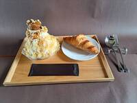 黒糖ミルク＆ケーキセット