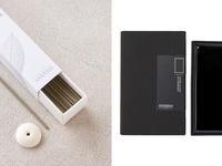 White Tea Incense Stick Ceramic Plate Set