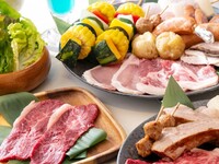 Standard pork and chicken set + 50g of domestic beef misuji