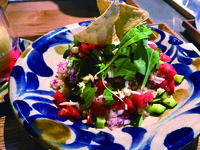 脾胃を健やかにする鯖のタコライス