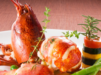 Live lobster & Fillet Beefsteak150g course