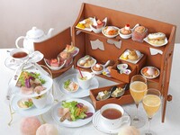 使用岡山白桃的“桃子下午茶”