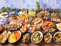 【お盆期間ディナーブッフェ】＜窓際確約ペア席＞50種類以上！季節の味覚とライブキッチンをご堪能！