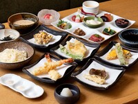日本酒飲み放題と天ぷらコース 