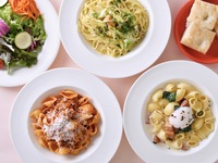 11時台入店限定【Holiday Lunch】パスタが選べる充実な全4品＋乾杯ドリンクをサービス