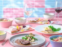 【7月～8月】<平日7,500円 メインは牛フィレ>盛夏の足音～桃の香りに包まれるスイーツビュッフェ～