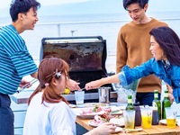 【BBQライトプラン】生ビール含む飲み放題120分（L.O30分前）＋お肉セット×野菜セット×トルティーヤ