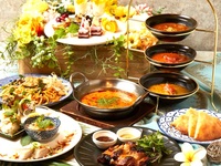 <Limited time offer> A first in Japan! Asian resort dining experience with three concepts: 10 dishes and 6 plates
