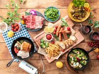 (Summer) [Friday, Saturday, Sunday and public holidays] Gold Star BBQ Plan (all-you-can-drink alcohol)