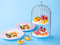 [Seasonal Afternoon Tea★3 hours] Strawberry and mango sweets stand x Free cafe