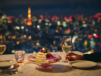 【DINNER】★窓際完全個室★乾杯シャンパン+ホールケーキ付きSeasonal Course 18500