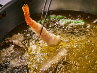 【お盆限定特別ランチ】夏の彩り御膳と天麩羅食べ放題（小学生）