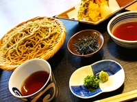 Tempura soba set meal (lunch) 1,800 yen
