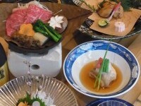 怀石料理“彩”…可以品尝鸟取和牛和当地鲜鱼！请尽情享用精选丰富的菜肴！