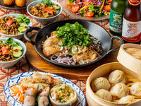 【昼飲みプラン】ランチエスニックコース  120分飲み放題付