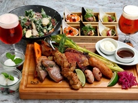 【1人あたりのお肉量300g!!】「肉と麦酒と私コース」定番ビール8種フリーフロー2時間付 7,500円