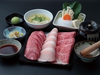 <Special Selection> Recommended only for summer! [Matsusaka Course] ¥6,500 → ¥4,500 Enjoy the delicious taste of Matsusaka beef thigh meat from Mie Prefecture and choose your favorite two types of meat! You can fully enjoy Matsusaka beef and a variety of flavors.