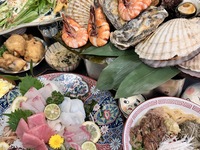 【たっぷり海の幸！ガンガン焼きコース】2時間飲み放題付き全6品 