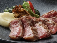 [Japanese Black Beef Lunch] 6 dishes including Japanese Black Beef steak, popular side dish, and dessert