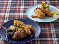 Western lunch (hamburger or croquette)