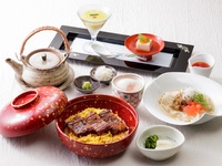 Eel bowl with mini chilled dandan Inaniwa udon