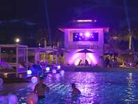 [ Night pool event] Poolside cabana seat guaranteed plan 