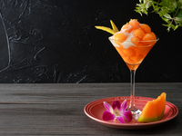 【7/10～8/17限定】北海道産メロンを贅沢に使ったナイトパフェ　香玉～こうぎょく～