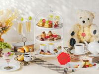 【土日祝：スペシャリテ付】シャインマスカットと栗の食べ比べアフタヌーンティーwithハーマンテディ～マリアージュフレール2ドリンク付～