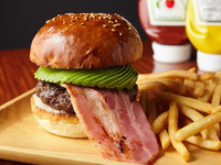 100% Tokyo Beef  Avocado Bacon Burger