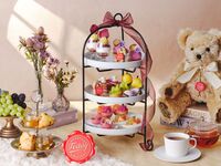 マリアージュフレール社 紅茶1ポット付き【平日】ハーマンテディの芋＆シャインマスカットのアフタヌーンティー