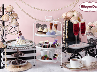 ＜特別会場へご案内＞2時間カフェフリー付き　モノクロ・ゴシックアフタヌーンティー with ハーゲンダッツ（土日祝）