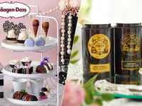 ＜特別会場へご案内＞マリアージュフレール社の紅茶もお替り自由☆2時間カフェフリー付き　モノクロ・ゴシックアフタヌーンティー with ハーゲンダッツ（土日祝）