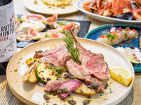 【黒毛和牛×ナチュールワイン飲み放題】8,800円