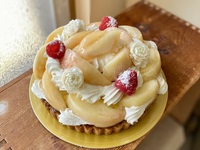 Fresh cream decoration 12cm (2-4 persons)