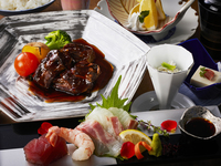 Minato Gozen: Braised Black Pork Cartilage and Three Types of Sashimi