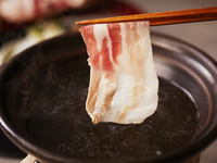 Black pork shabu-shabu banquet course