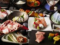 薩摩黒づくし会席（黒鶏・黒豚・黒牛）