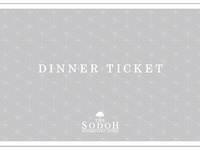 【券面シルバー】ブライダルフェア特典ディナーチケット(17:30or20:00のみ)  ※~2/28