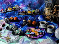 [9/1~9/30] <Entry after 14:00 in the second session> Special online price! Stream Afternoon Tea ~Catch the Star~